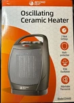 Beyond CH449 Oscillating Ceramic Heater, Adjustable Thermostat, 1500W, Gray New. Price: $60.00.