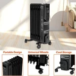 1500W Electric Oil Filled Radiator Space Heater 7-FIN Thermostat Room Radiant New. Price: $63.23.