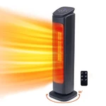 Comfort Zone 30" Oscillating Tower Space Heater With Remote Control New. Price: $94.00.