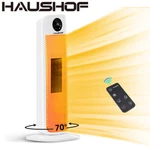 Haushof 1500W Tower Space Heater Digital Ceramic Touch& Remote Control New. Price: $79.99.