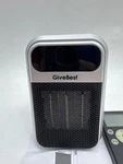 Givebest 800W Wall Outlet Space Heater With Remote - Silver/black Used. Price: $39.26.