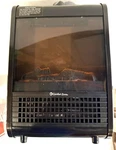 Electric Fireplace Heater, Black Comfort Zone 1200W Ceramic New. Price: $45.00.