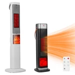 1500W Oscillating Ceramic Tower Space Heater W/3D Flame Portable Electric New. Price: $50.85.
