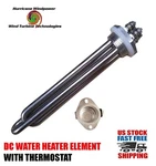 Dc Water Heater Element 12 Volt 300 Watt With Thermostat 140 Degrees F New. Price: $35.10.