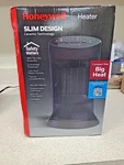 Honeywell Heater Slim Compact Ceramic Design Oscilltes 2 Settings *A-1 Open. Price: $40.99.