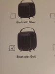 Ztech Portable Desk And Countertop Heater ZTBF9170GD-BK Black/gold New. Price: $15.00.