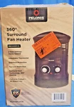 Pelonis PSH17PF2HDB 1500-WATT 360 Surround Fan Heater New, Open Box. Price: $39.99.