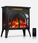 Rintuf Electric Fireplace Heater, 1500W Infrared Stove W/ 3D Realis... Open. Price: $100.00.