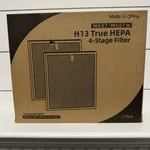 Aroeve H13 Compatible 2 Pack MK07/MK07W Air Filter Replacement 4 Stage New. Price: $9.84.