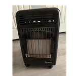 Mr. Portable Propane Cabinet Space Heater, 3 Settings, Black, Thermostat Used. Price: $100.00.