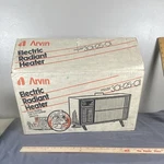 Arvin Electric Radiant Heater 30H25-6, 1320W, Fan Forced, Thermostat Open. Price: $50.00.