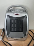 Ceramic Portable Heater, 10 Tall,dual CONTROLS,1500W 120V By Give BEST.6FT Cord Used. Price: $15.00.