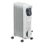 Comfort Zone Oil-filled Radiator Space Heater, Radiant, 1,500-WATT, Gray New. Price: $135.99.