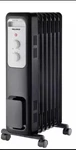Pelonis 1,500-WATT Oil-filled Radiant Electric Space Heater With Thermostat New. Price: $49.95.