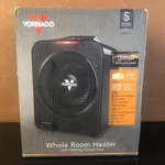 Vornado Forced Air Velocity 5+ Whole Room 1500-WATT 5118 Btu Electric Heater Open. Price: $64.99.