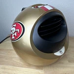 Nfl San Francisco 49ERS Helmet Portable Electric Space Heater Gold 600W/1200W Used. Price: $69.95.