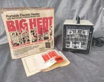Big Model 6100 Electric Space Heater Box With Original Packaging Used. Price: $49.95.
