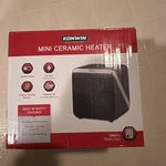 Konwin Mini Ceramic Portable Heater 4IN X - 500 Watts Circulates Warm Air New. Price: $19.99.