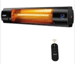 Pasapair Electric Patio Wall Mount Heater Infrared Indoor 9H Timer Remote New. Price: $145.99.