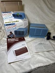 Vintage Retro Holmes Air Portable Personal Heater Fan Blue! HFH-701 With Box Used. Price: $39.95.