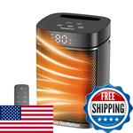 Small Portable Space Heater For Indoor Use - Qowetu 1500W Ptc Electric New. Price: $39.98.
