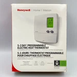 Honeywell 5-2 Day Programmable Electric Heat Thermostat Line Volt 240V RLV4300A New. Price: $39.99.