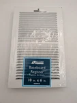 Floor Register White 6" X 10" Rustproof Damper Heavy Gauge Steel Nip New. Price: $11.86.