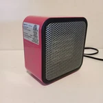 Amazon Basics Pink Ceramic Space Heater Mini For Office Desk, 500 W, Portable Used. Price: $8.99.