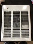 Qmark Wall Heater Fan Forced Phase 4800 Watts CWH35083F Open. Price: $299.00.