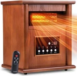 Electric Infrared Space Heaters For Indoor Use, 1500W Box With Wood New. Price: $184.33.