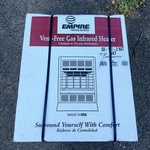 New Empire SR-18T Infrared Vent-free Heater 18000 Btus Nat. Price: $209.99.