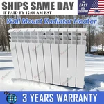 Wall Mount Radiator Heater Hot Water Heating 10 Section Aluminum 55000 Btu New. Price: $157.59.