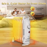 Portable Room 7-FIN Electric Indoor Space Heater White Thermostat New. Price: $37.12.