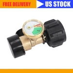 Propane Tank Gauge Brass Adapter W/gas Pressure Level Meter Indicator For Bbq Rv New. Price: $11.57.