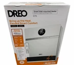 Dreo Smart Wall Heater 1500W Oscillation Remote Adjustable Thermostat White New. Price: $93.92.