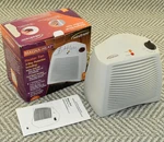 Windmere Portable Compact Heater Fan White WHF10 Tested Working W/ Box Used. Price: $38.88.