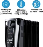 Newair AH-450B Electric Oil-filled Radiator Space Heater Freestanding 162 Sq. Ft. Price: $99.00.