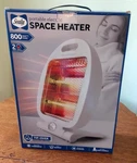 New Small Light Portable Electric Space Heater 800W Tip Over Auto Off Sealy Nib. Price: $19.95.