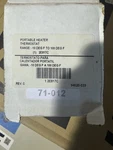 New Dayton Portable Heater Thermostat -10 F 100 2E817C. Price: $69.00.