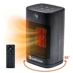 Comfort Zone Oscillating Desktop Heater With Remote Indoor Use, Black New. Price: $48.19.