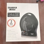 Sharper Image Tabletop Portable Heater 1500W Settings 5120 Btu Thermostat New. Price: $45.00.