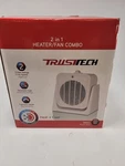 Trustech 2 Fan And Heater Combo, Portable Cooling Desk SFH-181TP New. Price: $35.99.
