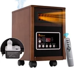Dr. Infrared Heater DR-998W With Humidifier, Oscillation & Remote Control Walnut New. Price: $159.99.
