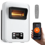 Dr. Infrared Ecoheat Wall Hung Mounted Electric Space Heater, White Open. Price: $64.59.