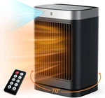Abolee Portable Space Heater With Motion Sensor 1500W Electric Ceramic Oscillati New. Price: $37.99.