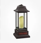 Duraflame Portable Electric Lantern With Infrared Quartz Heater Bronze Finish Open. Price: $89.99.