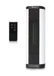 Senville 900W/1500W Ceramic Heater Tower With Remote, Digital Thermostat, Swing Open. Price: $56.74.
