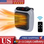800W Space Heater Digital Electric Wall Outlet Plug Small Fan Home Warmer New. Price: $21.30.