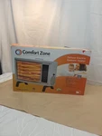 Comfort Zone CZ550 Radiant Electric Wire Element Box Heater - White 16.5X9.5 Open. Price: $49.99.