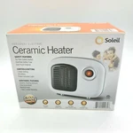 Soleil Personal Indoor Ceramic Mini Heater White New 250W Free Shipping. Price: $29.88.
